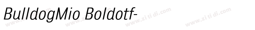 BulldogMio Boldotf字体转换